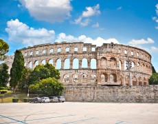 Roman amphitheatre (Arena) in Pula, Croatia.