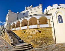 Trakoscan monumental castle panoramic view